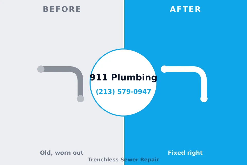 Before and after: plumbing company Salmon, ID